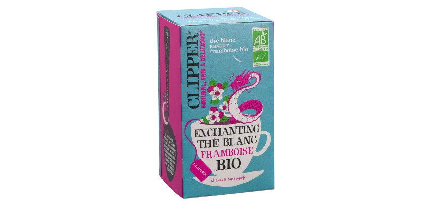 The blanc framboise bio Enchanting Clipper - Boîte de 20 sachets