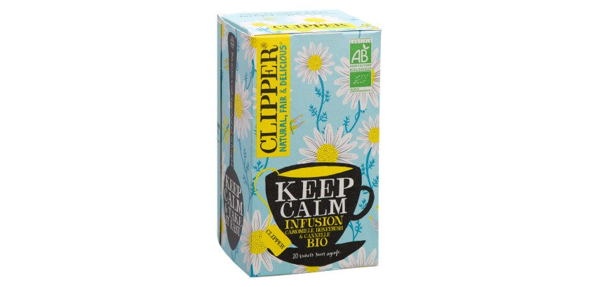 Infusion Keep Calm bio Clipper - Boîte de 20 sachets