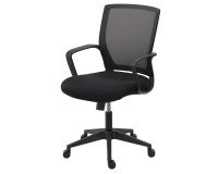 Silla de oficina Reece negro