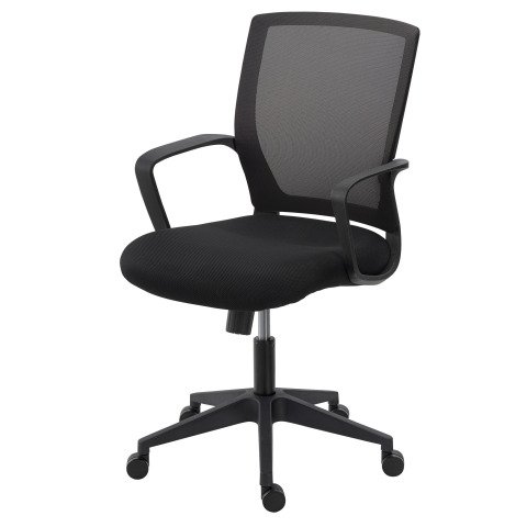 Silla de oficina Reece negro
