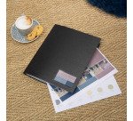 Protège-documents antibactérien Rapesco polypropylène A4 50 pochettes - 100 vues noir