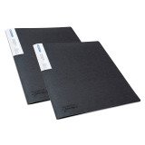 Lot de 2 protège-documents antibactérien Rapesco polypropylène A4 20 pochettes - 40 vues noir