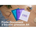 Pochette de rangement à pression Rapesco A4+ couleurs tansparentes assorties - Lot de 50