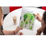 Chemise de présentation à Clip biodégradable Rapesco A4 blanc - Lot de 10