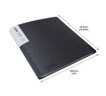 Pack 2 Protegedocumentos antibacterianos Rapesco polipropileno A4 con 100 fundas