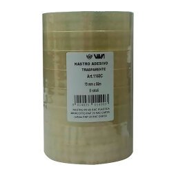 Niceday Office Tape Large Core Easy Tear 18mm x 66m Clear 8 Rolls