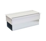 Top Access à ouverture double L 27 x P 13 cm pour bureaux et tables Onyx/ Ostrahl / Pluggin