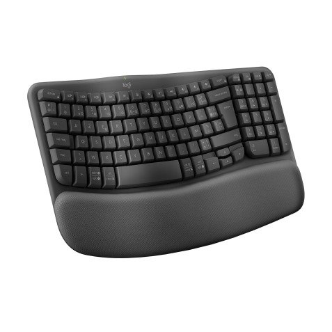 Clavier sans fil ergonomique Logitech Wave Keys for business - AZERTY