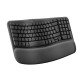 Clavier sans fil ergonomique Logitech Wave Keys for business - AZERTY