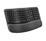 Clavier sans fil ergonomique Logitech Wave Keys for business - AZERTY