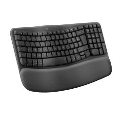 Clavier sans fil ergonomique Logitech Wave Keys for business - AZERTY