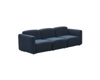 Sofa Neom 3-Sitzer mit blauem Endstück 169 cm