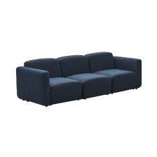 Canapé modulable Neom 3 places bleu 263 cm