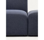 Canapé modulable Neom 1 place avec terminal bleu 169 cm