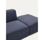 Canapé modulable Neom 1 place avec terminal bleu 169 cm