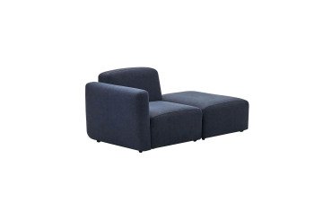 Canapé modulable Neom 1 place avec terminal bleu 169 cm