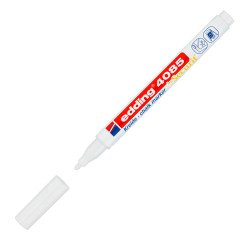 Erasable chalk marker Edding 4085 fine bullet tip 1-2 mm white