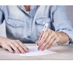 Marqueur effaçable craie Edding 4085 pointe ogive fine de 1 à 2 mm blanc