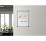 Porte-affiche A4 clipsable Nobo