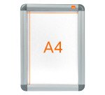 Porte-affiche A4 clipsable Nobo