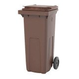 Abfallcontainer für biologische Abfälle 2 Räder 120 Liter Korok Rossignol