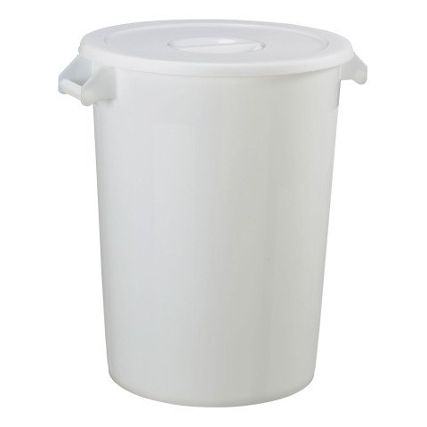 Cubo de basura para cocina Pratik 100 litros Rossignol blanco