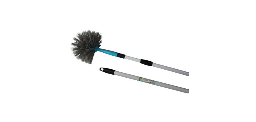 Tête de loup, manche télescopique