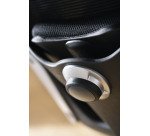 Sedia da ufficio Anzio - schienale in rete con braccioli 2D supporto lombare base nera