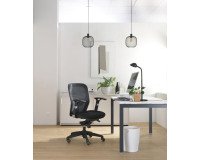 Mobile basso con ante a scorrimento eden bianco finitura bianca