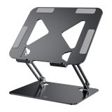 Support notebook ajustable en aluminium IClick noir