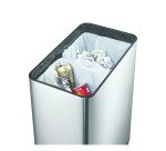 Poubelle à capteur tri sélectif Deluxe Phantom 2 x 20 L