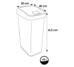 Poubelle 'magne', 45 litres