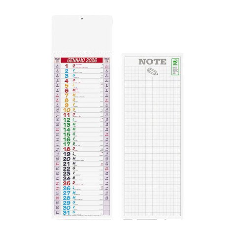 Calendario olandese stretto 15X42 cm