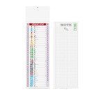 Calendario olandese stretto trimestrale olandese multicolore 14X47 cm