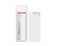 Calendario olandese stretto trimestrale olandese multicolore 14X47 cm