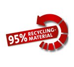 Sac poubelle écologique, à liens coulissants, vert