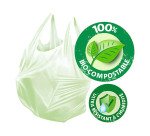 Sac poubelle pour déchets compostable Swirl - 6 sacs