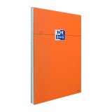 Paper block Oxford A4 stapled orange 5 x 5 80 sheets