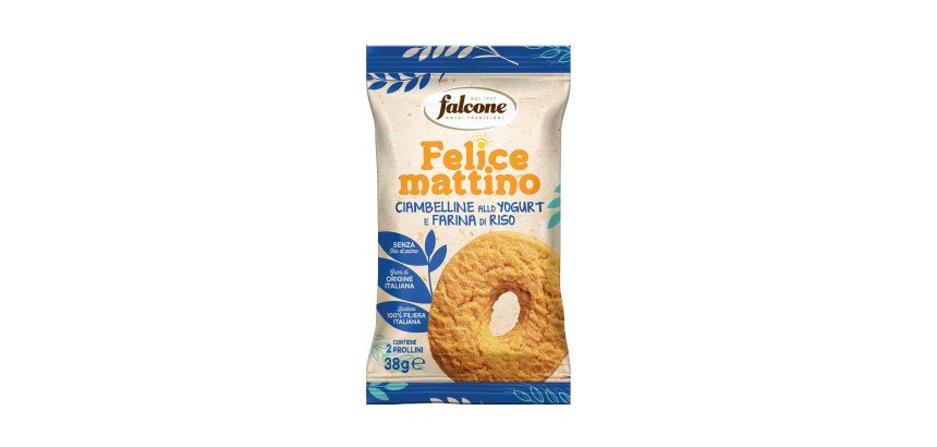 Ciambelline allo yogurth e farina di riso Felice Mattino Falcone - 38g