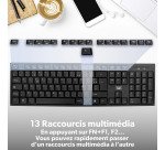Pack clavier AZERTY et souris sans fil classy TNB