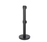 Poteau à sangle noir double sangle 4 m, noire