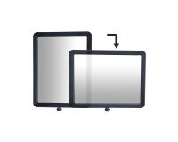 Drehbare A4-Infotafel, schwarz