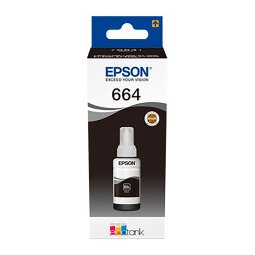 Botella Epson Ecotank 664 C13T664140 negro 70 ml (4500 páginas)