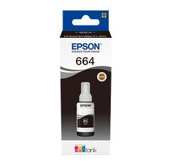 Botella Epson Ecotank 664 C13T664140 negro 70 ml (4500 páginas)