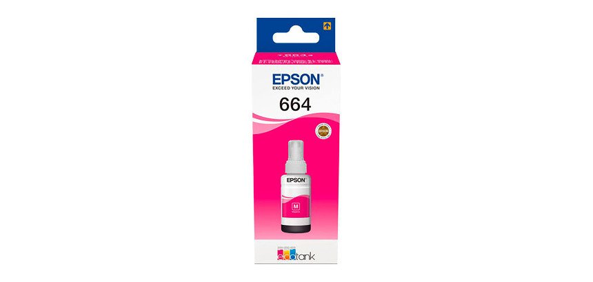 Botella Epson Ecotank 664 70 ml colores separados (páginas 7500)