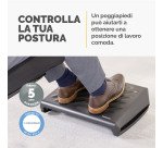 Breyta™ Poggiapiedi - Nero - Fellowes