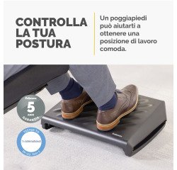 En_breyta™ poggiapiedi fellowes - nero