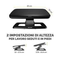 En_hana™  poggiapiedi fellowes - nero
