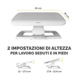 Hana™  Poggiapiedi - Bianco - Fellowes