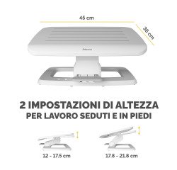 Hana™  Poggiapiedi - Bianco - Fellowes